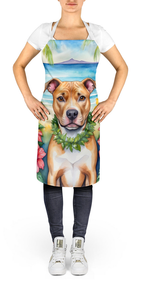 Glamorous Pups : Pit Bull Terrier Luau Apron