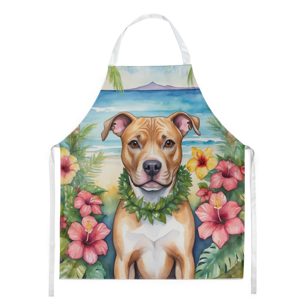 Glamorous Pups : Pit Bull Terrier Luau Apron