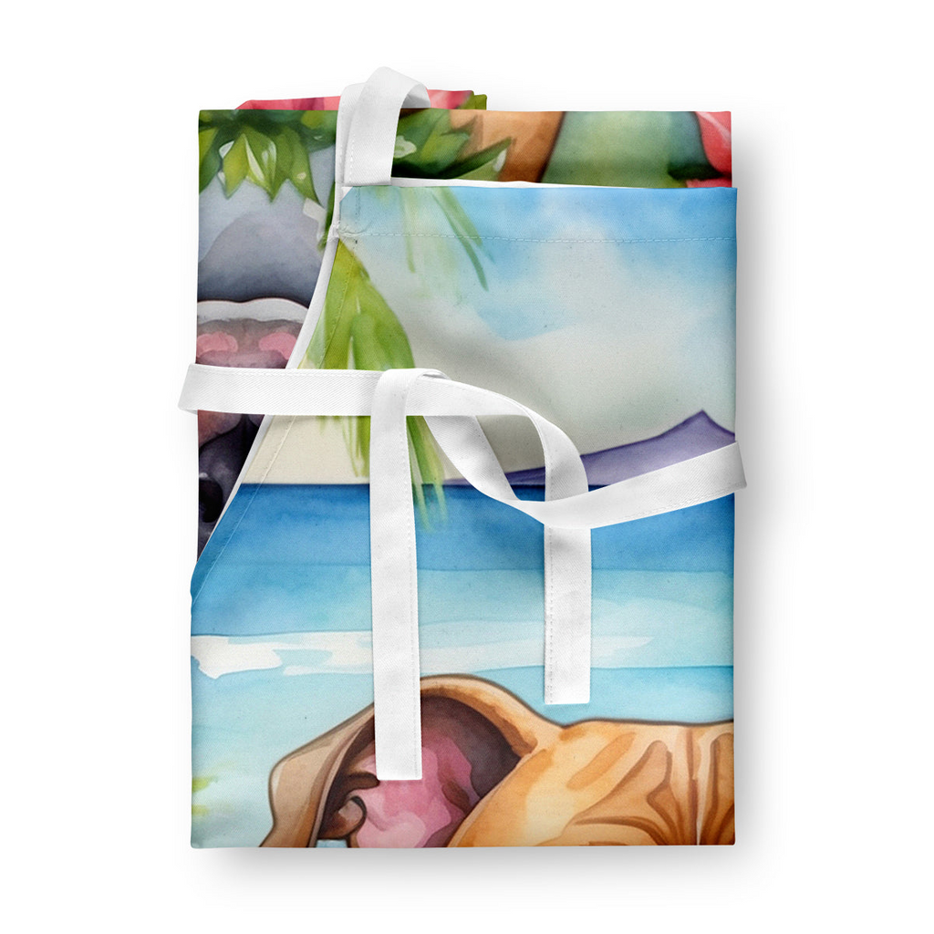 Glamorous Pups : Pit Bull Terrier Luau Apron