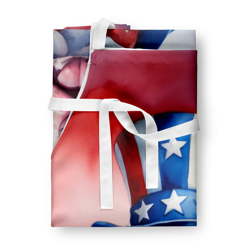 Glamorous Pups : Pit Bull Terrier Patriotic American Apron