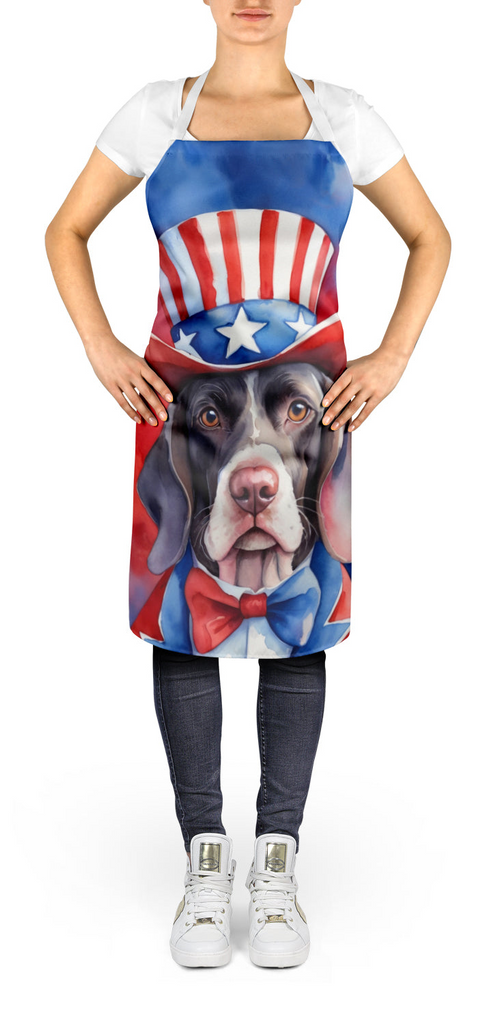 Glamorous Pups : Pointer Patriotic American Apron