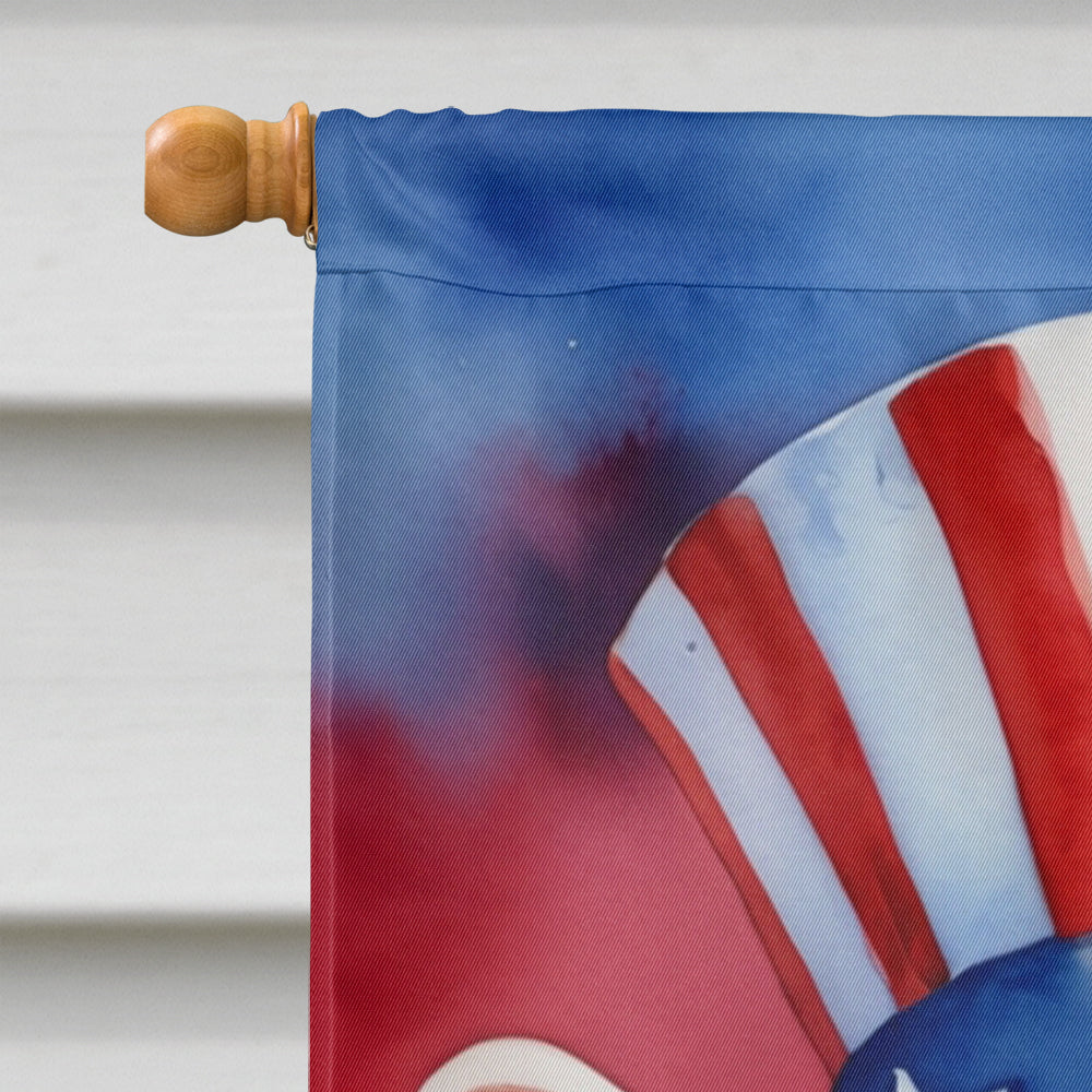 Glamorous Pups : Pointer Patriotic American House Flag