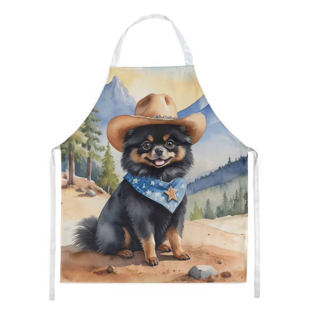 Glamorous Pups : Pomeranian Cowboy Welcome Apron