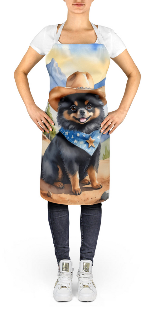 Glamorous Pups : Pomeranian Cowboy Welcome Apron