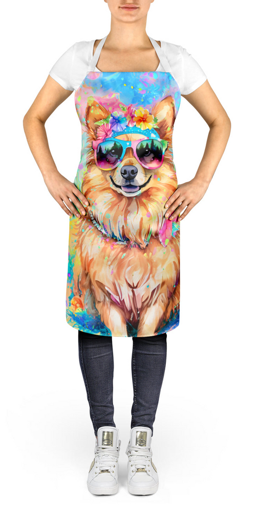 Glamorous Pups : Pomeranian Hippie Dawg Apron