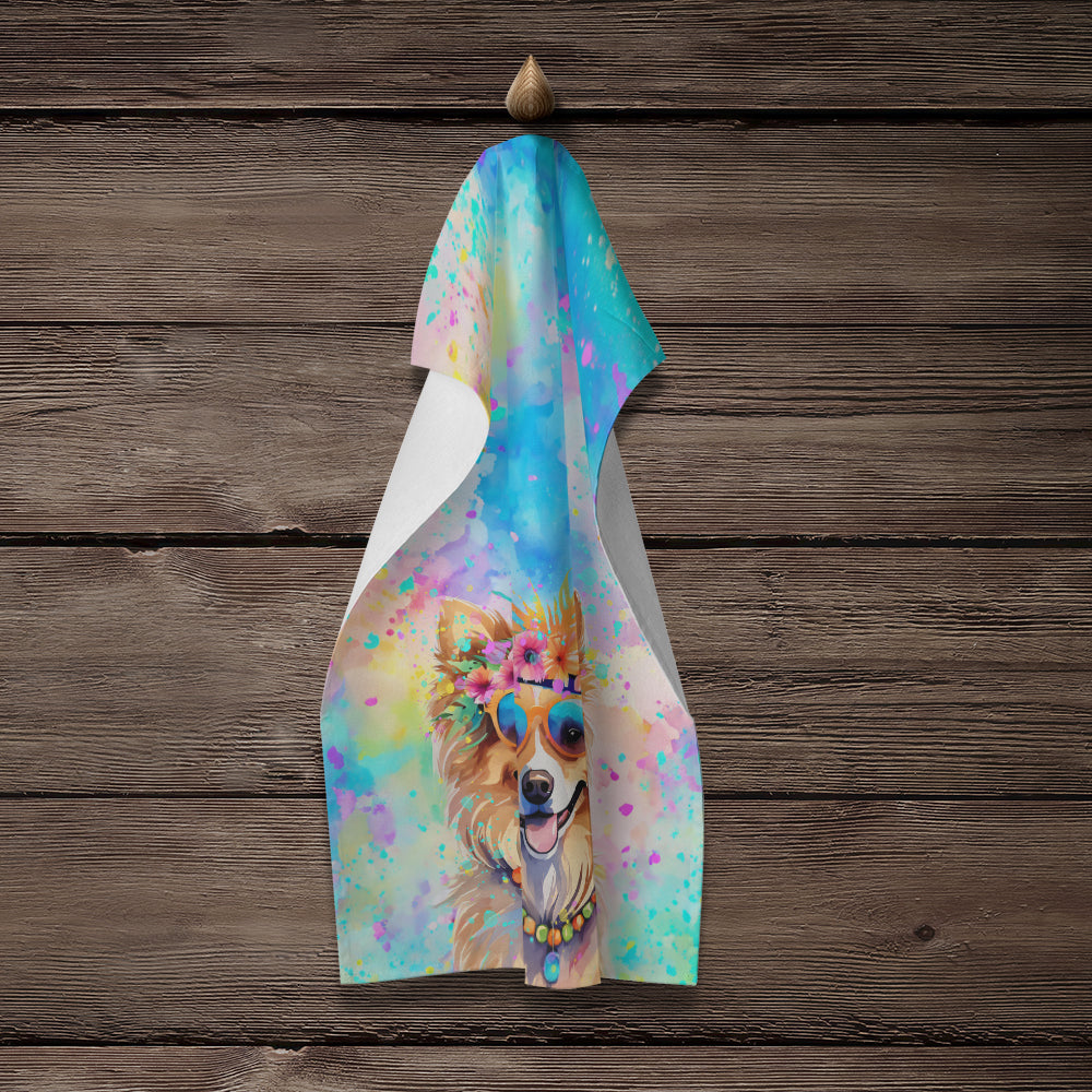Glamorous Pups : Pomeranian Hippie Dawg Kitchen Towel
