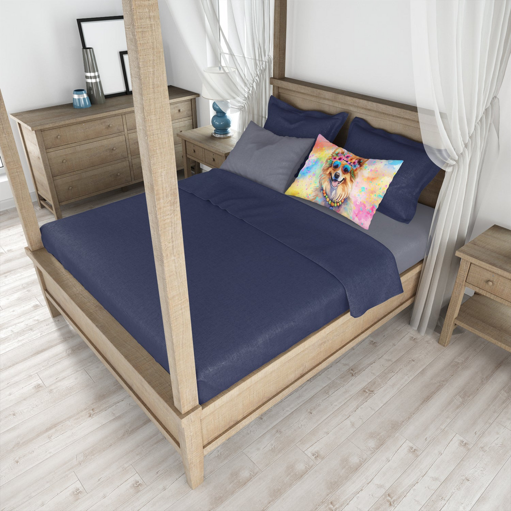 Glamorous Pups : Pomeranian Hippie Dawg Standard Pillowcase