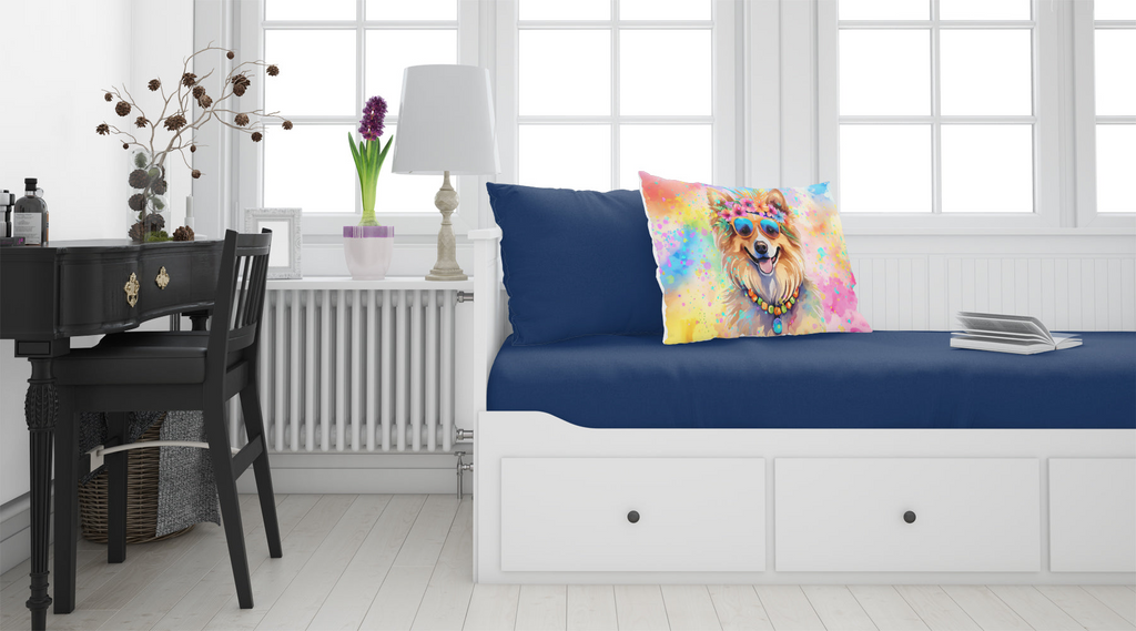 Glamorous Pups : Pomeranian Hippie Dawg Standard Pillowcase