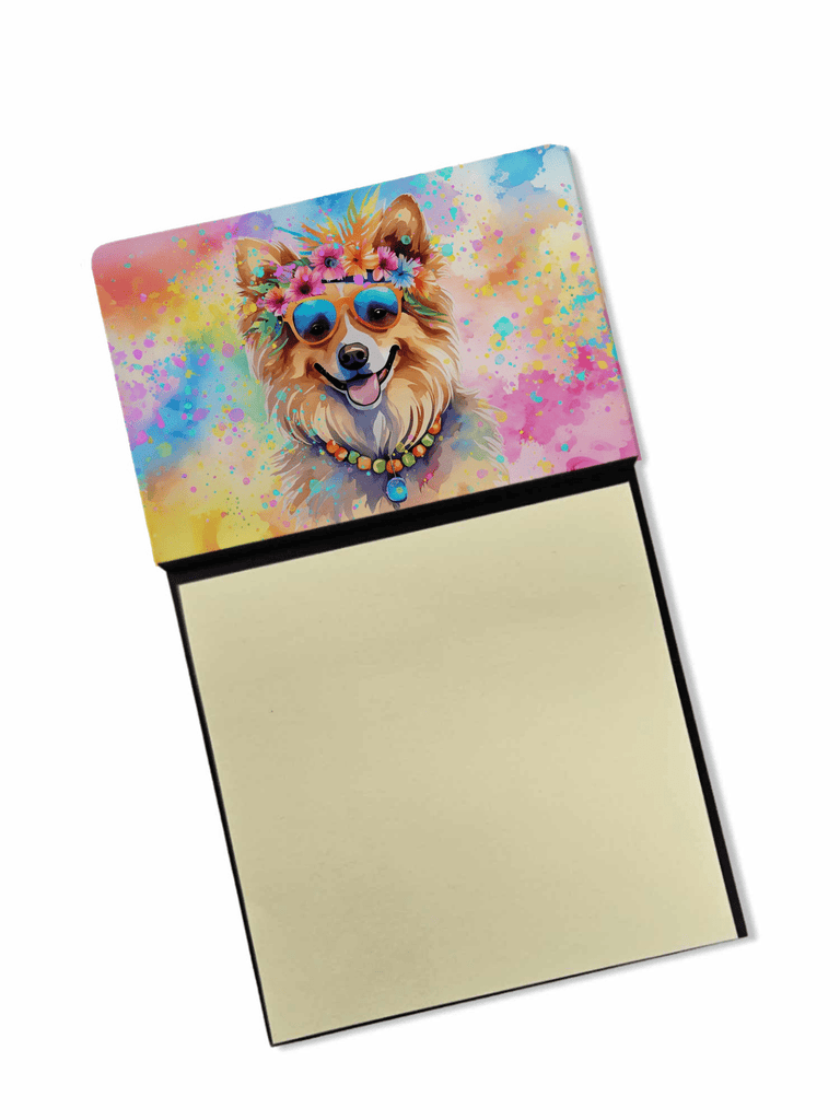 Glamorous Pups : Pomeranian Hippie Dawg Sticky Note Holder