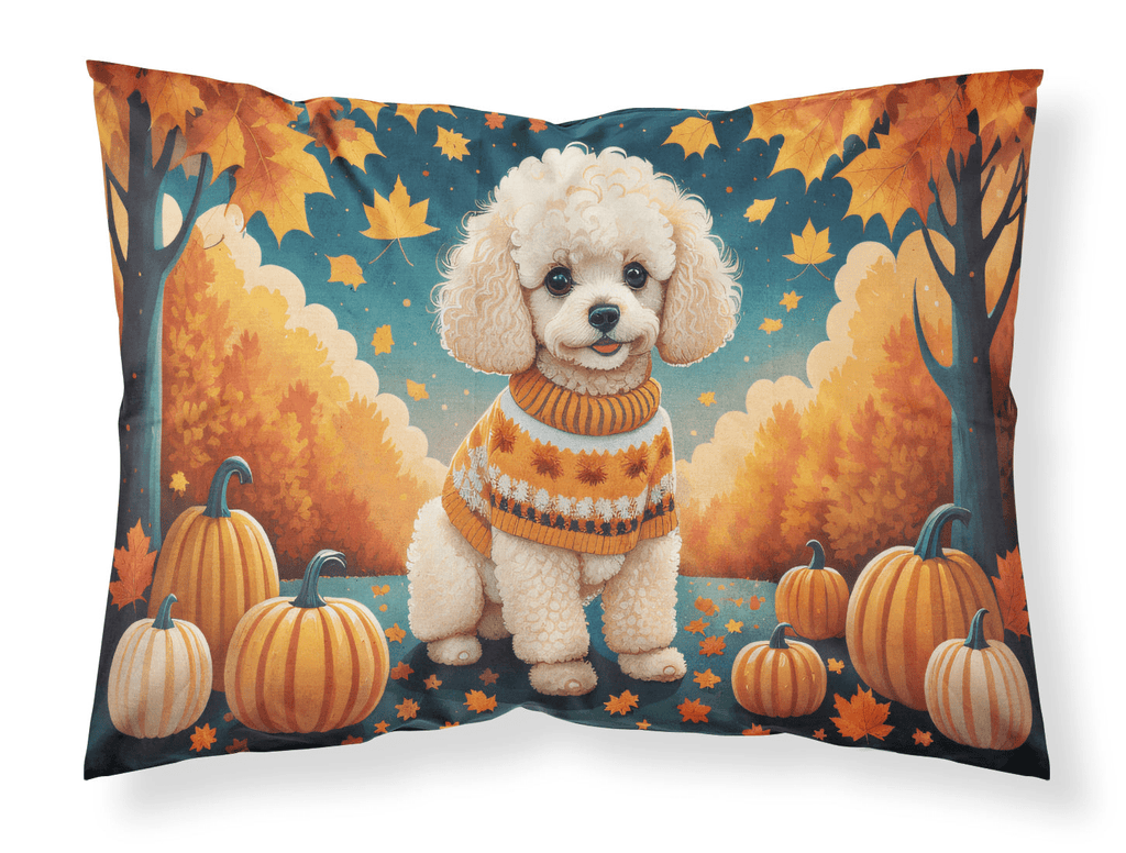 Glamorous Pups : Poodle Fall Standard Pillowcase