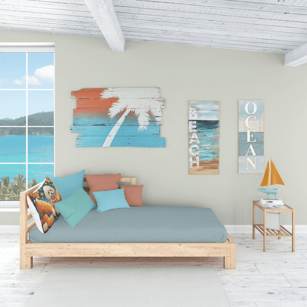 Glamorous Pups : Poodle Fall Standard Pillowcase