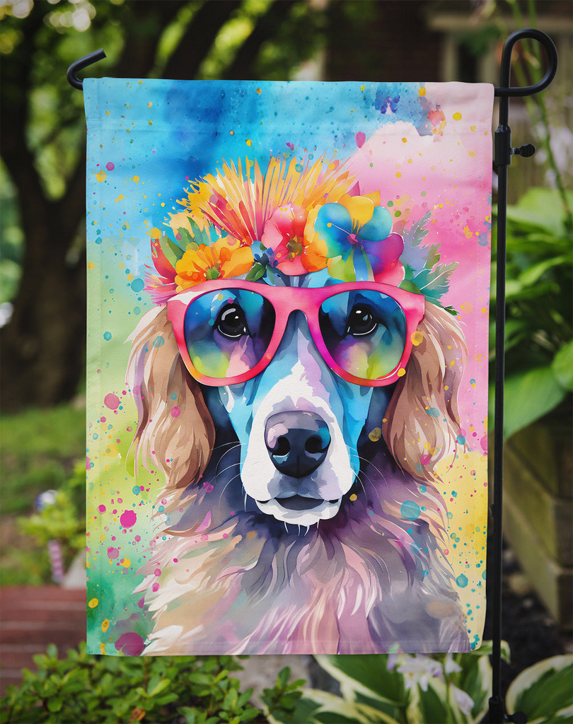 Glamorous Pups : Poodle Hippie Dawg Garden Flag