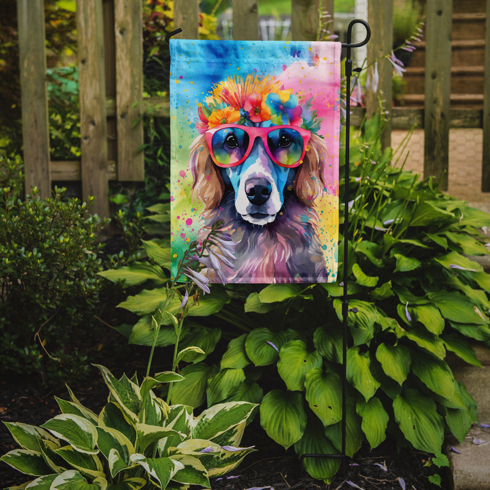 Glamorous Pups : Poodle Hippie Dawg Garden Flag