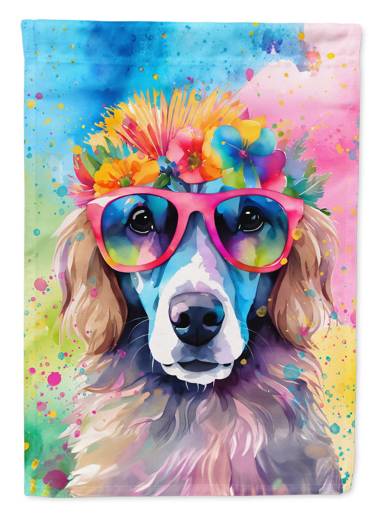 Glamorous Pups : Poodle Hippie Dawg Garden Flag