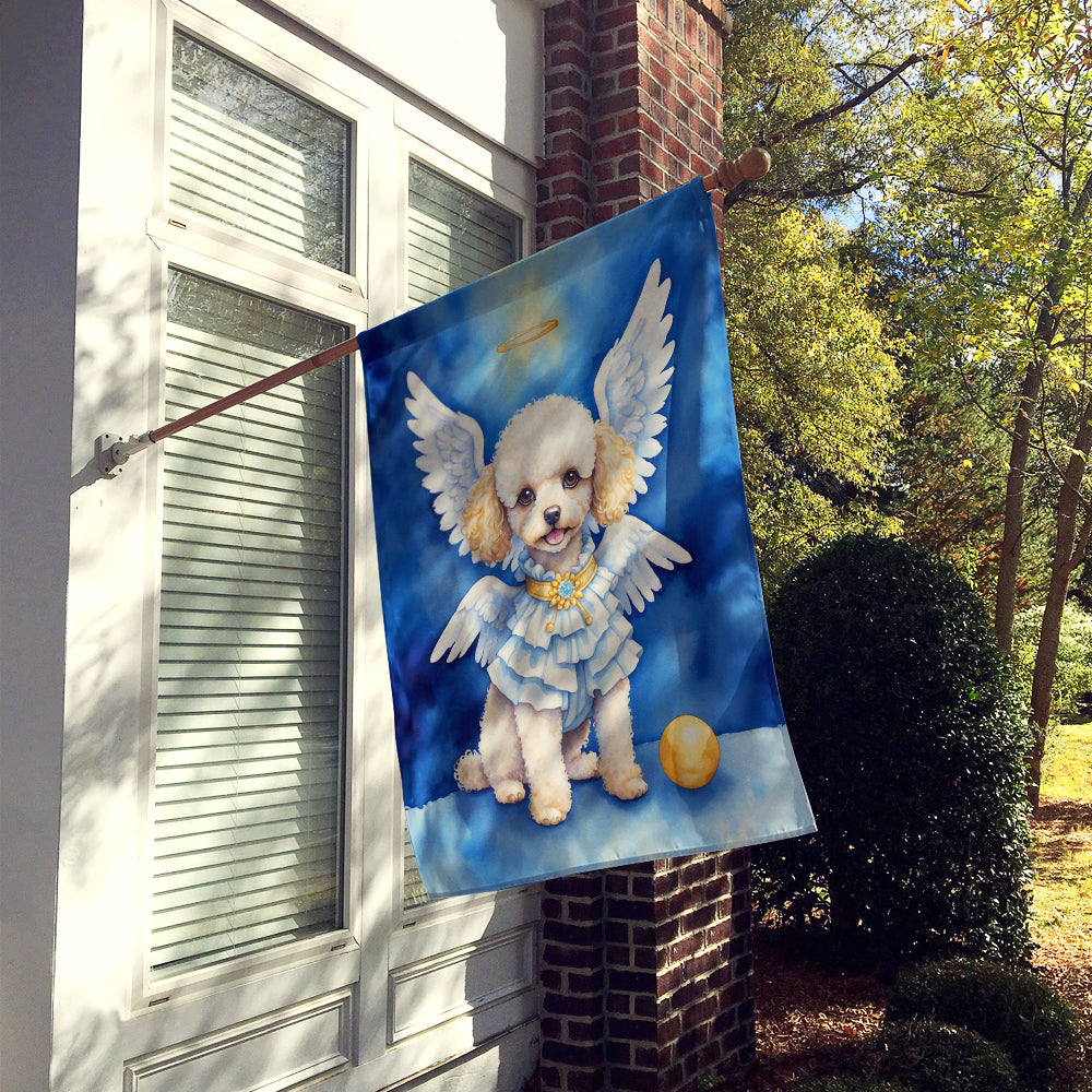 Glamorous Pups : Poodle My Angel House Flag
