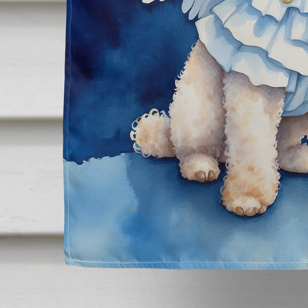 Glamorous Pups : Poodle My Angel House Flag