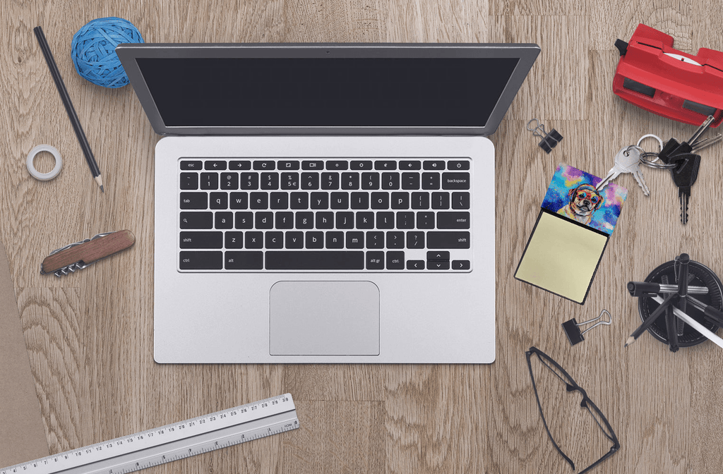 Glamorous Pups : Pug Hippie Dawg Sticky Note Holder