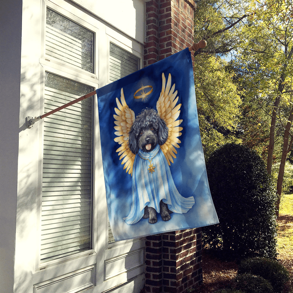 Glamorous Pups : Puli My Angel House Flag