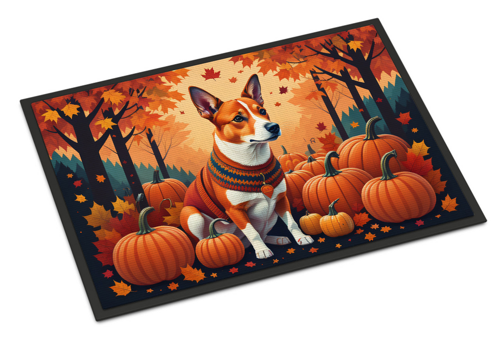 Glamorous Pups : Red Basenji Fall Doormat