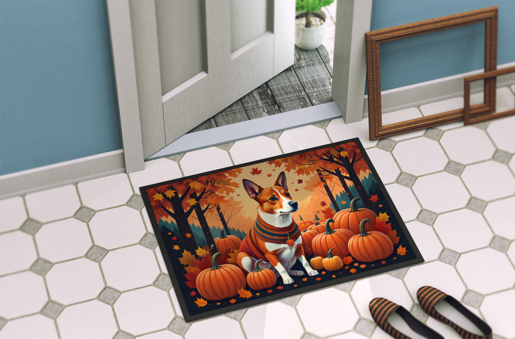 Glamorous Pups : Red Basenji Fall Doormat
