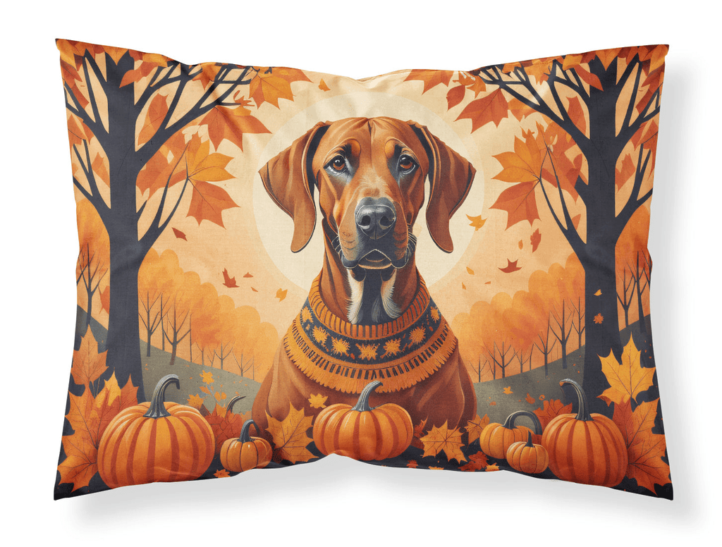 Glamorous Pups : Rhodesian Ridgeback Fall Standard Pillowcase