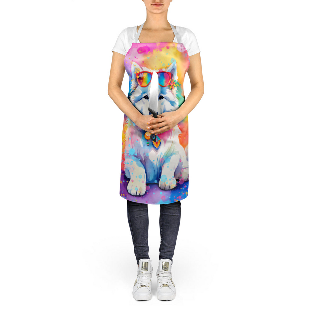 Glamorous Pups : Samoyed Hippie Dawg Apron