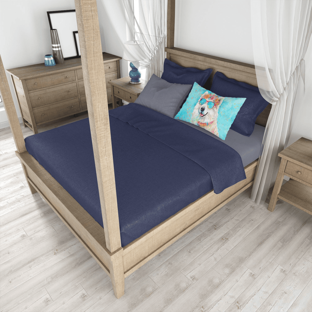 Glamorous Pups : Samoyed Hippie Dawg Standard Pillowcase