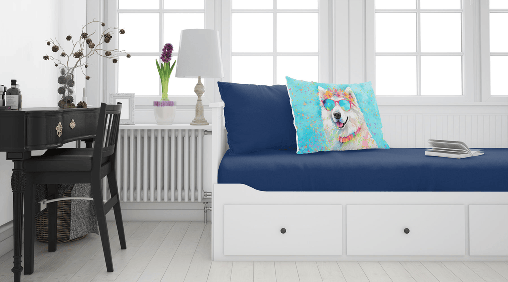 Glamorous Pups : Samoyed Hippie Dawg Standard Pillowcase