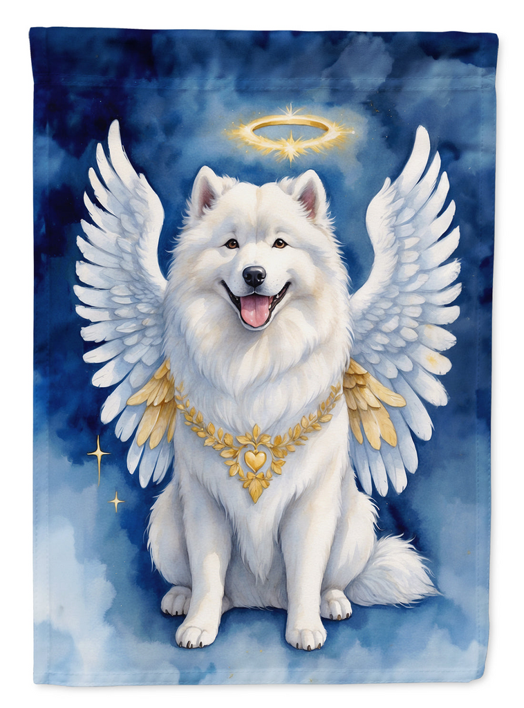 Glamorous Pups : Samoyed My Angel House Flag