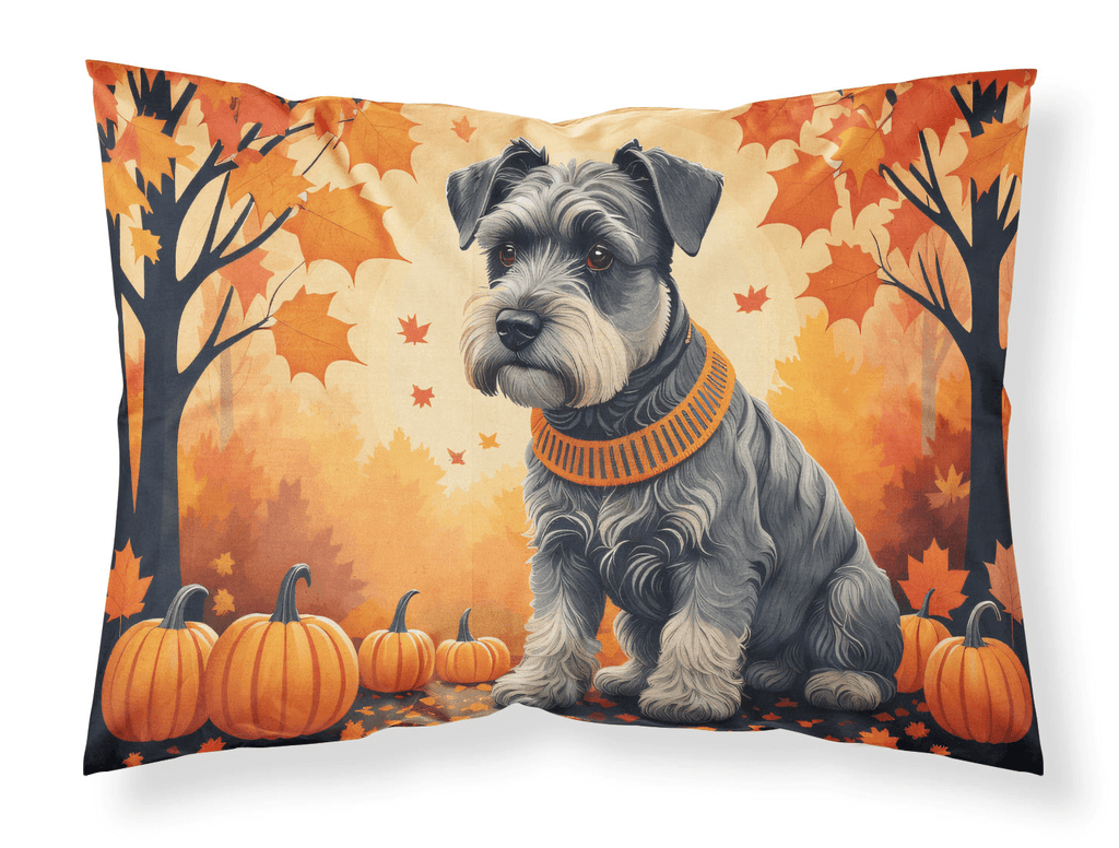 Glamorous Pups : Schnauzer Fall Standard Pillowcase
