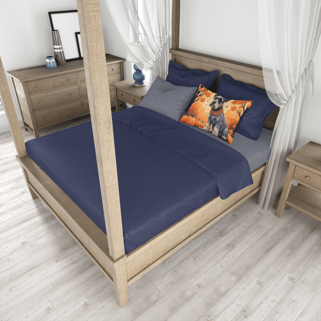 Glamorous Pups : Schnauzer Fall Standard Pillowcase