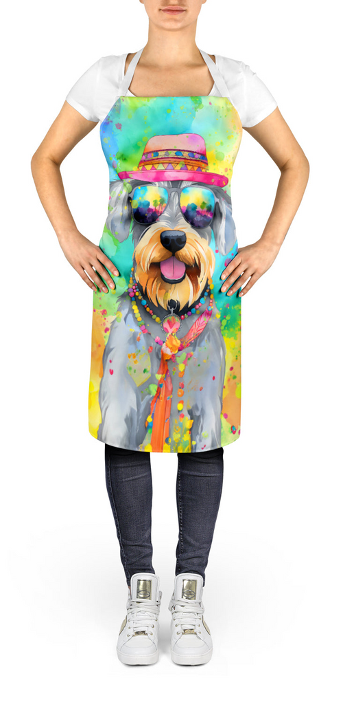 Glamorous Pups : Schnauzer Hippie Dawg Apron
