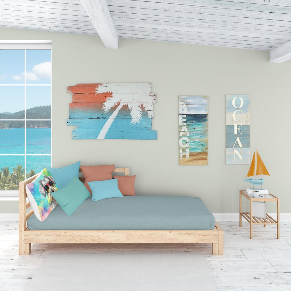 Glamorous Pups : Schnauzer Hippie Dawg Standard Pillowcase