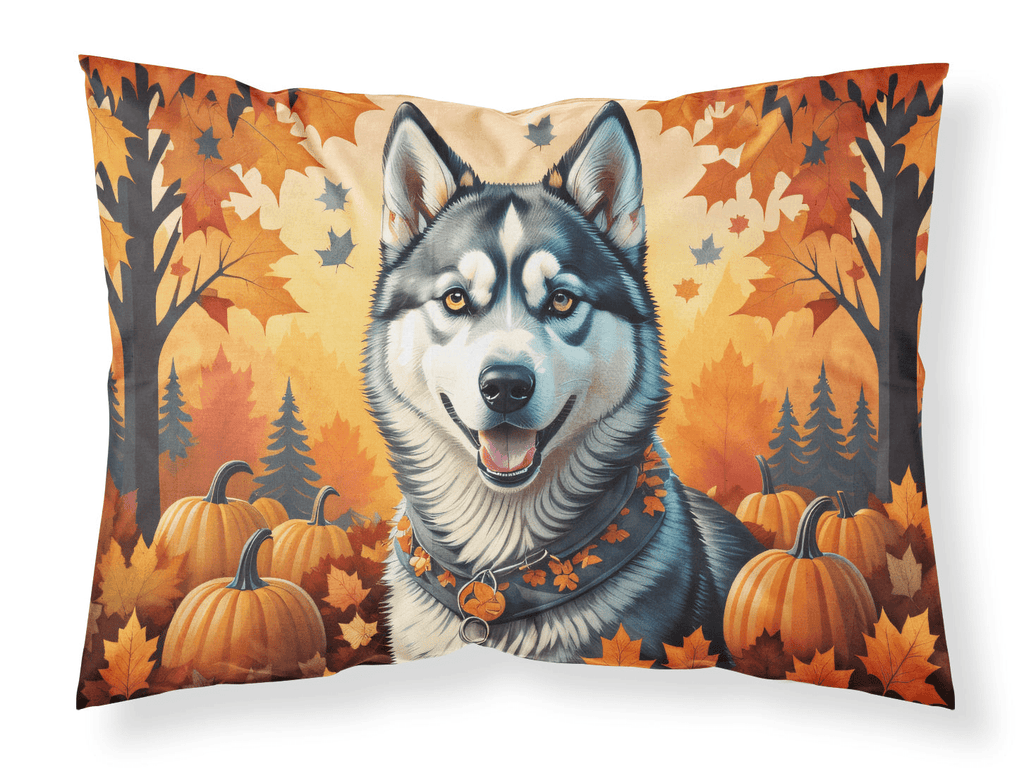 Glamorous Pups : Siberian Husky Fall Standard Pillowcase