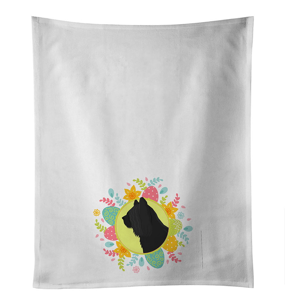 Glamorous Pups : Skye Terrier Easter Kitchen Towel Set of 2