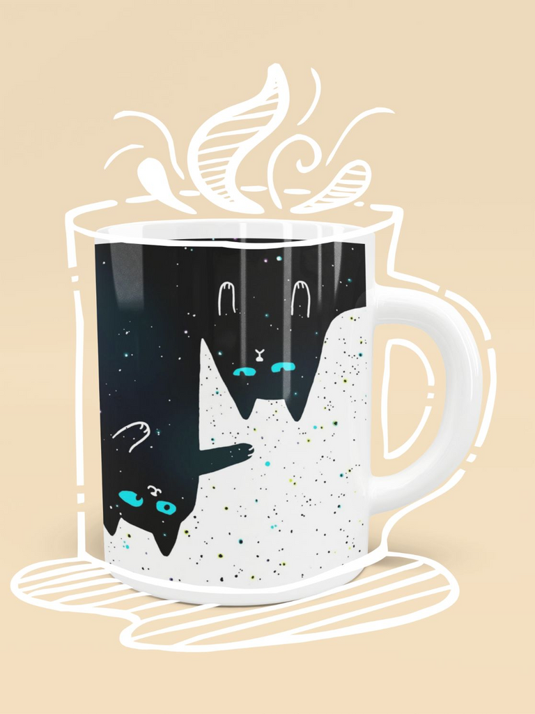 Glamorous Pups : Space Cat 3 Mug