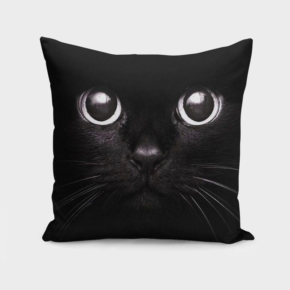 Glamorous Pups : The Black Cat Cushion/Pillow