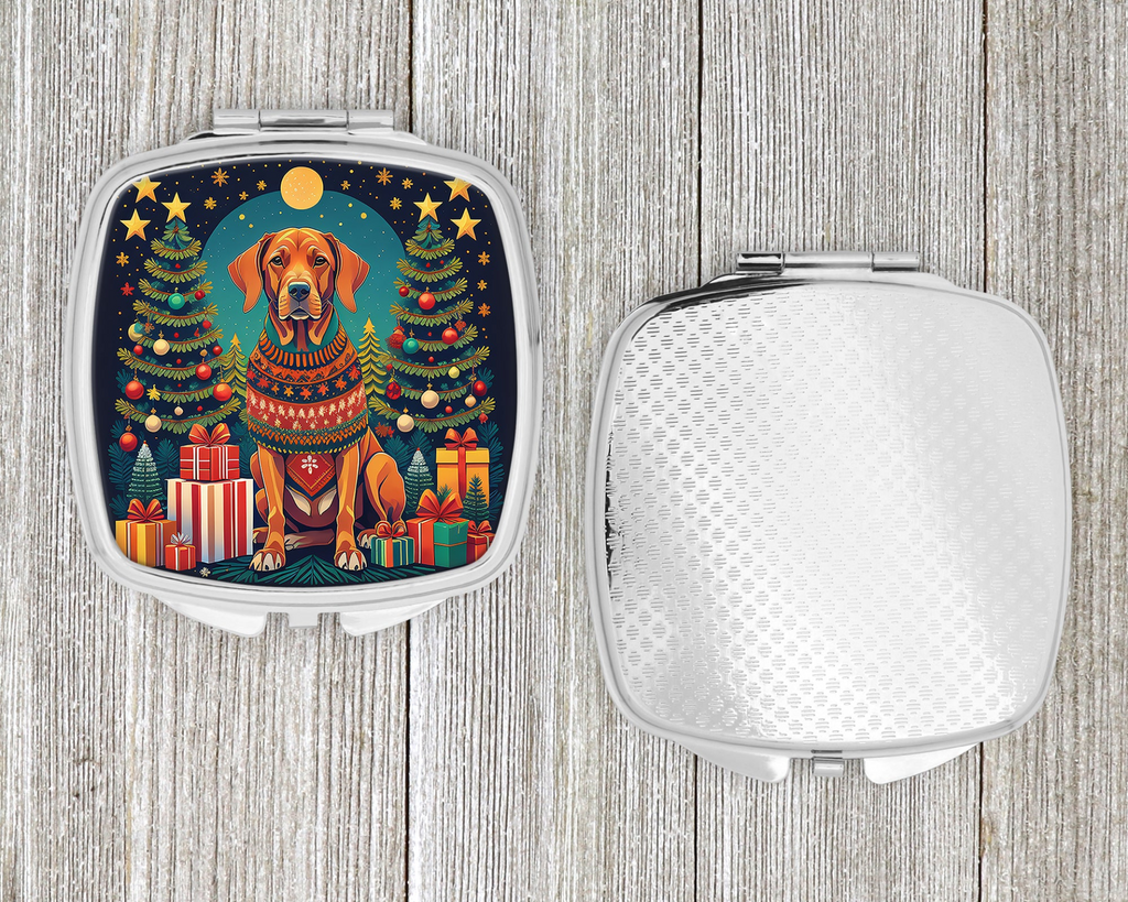 Glamorous Pups : Vizsla Christmas Compact Mirror