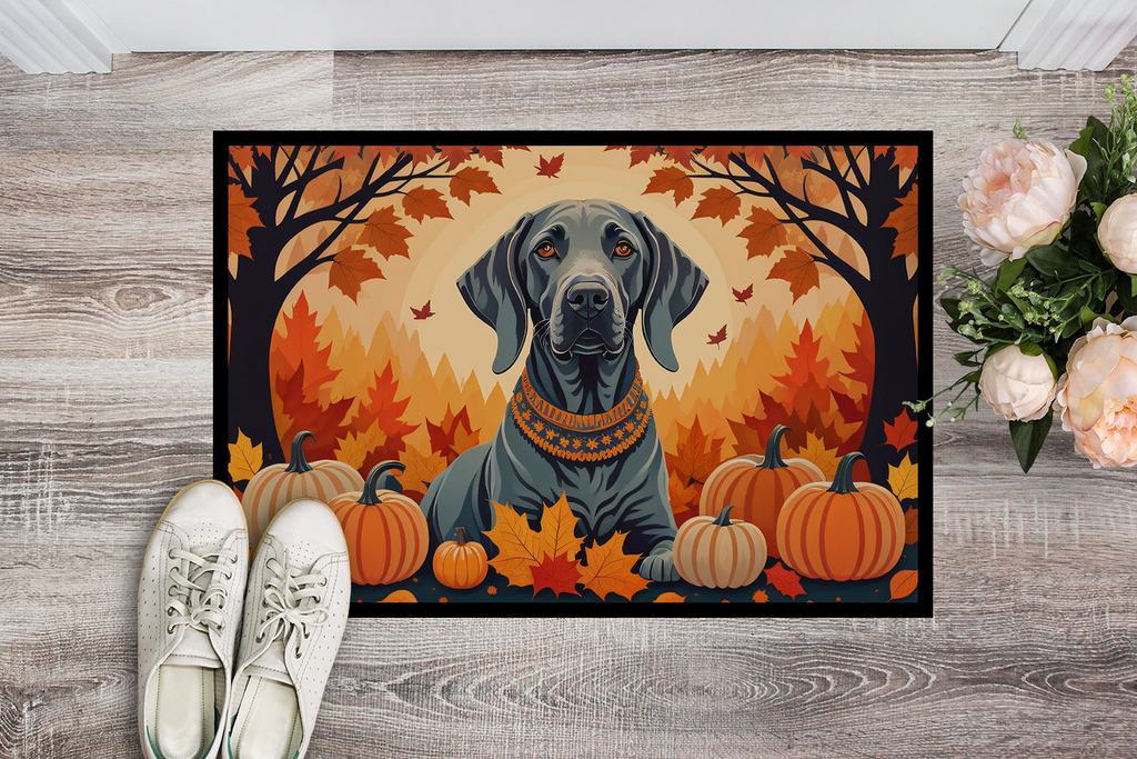 Glamorous Pups : Weimaraner Fall Doormat