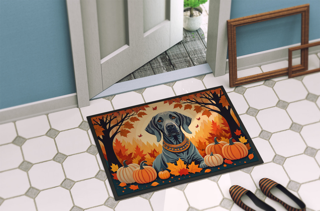 Glamorous Pups : Weimaraner Fall Doormat