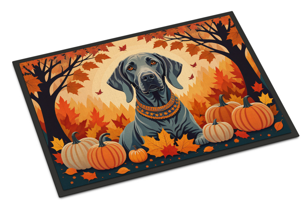 Glamorous Pups : Weimaraner Fall Doormat
