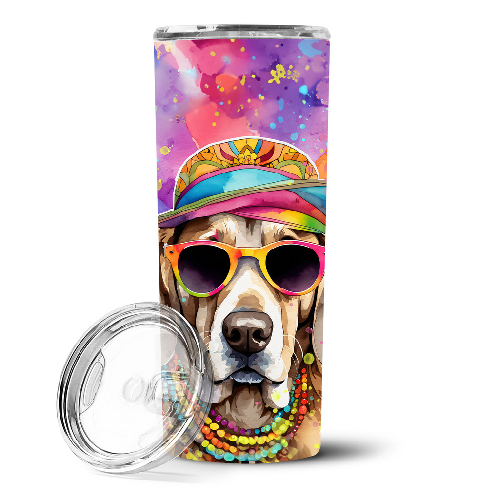 Glamorous Pups : Weimaraner Hippie Dawg Stainless Steel Skinny Tumbler