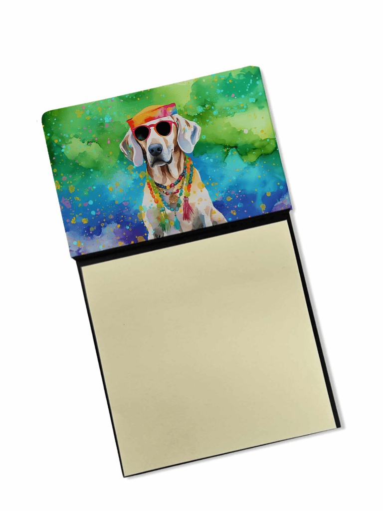 Glamorous Pups : Weimaraner Hippie Dawg Sticky Note Holder